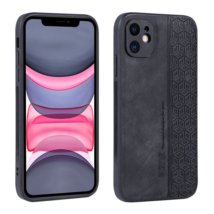 For iPhone 11 AZNS 3D Embossed Skin Feel Phone Case(Black) - HoMEdemic™ 