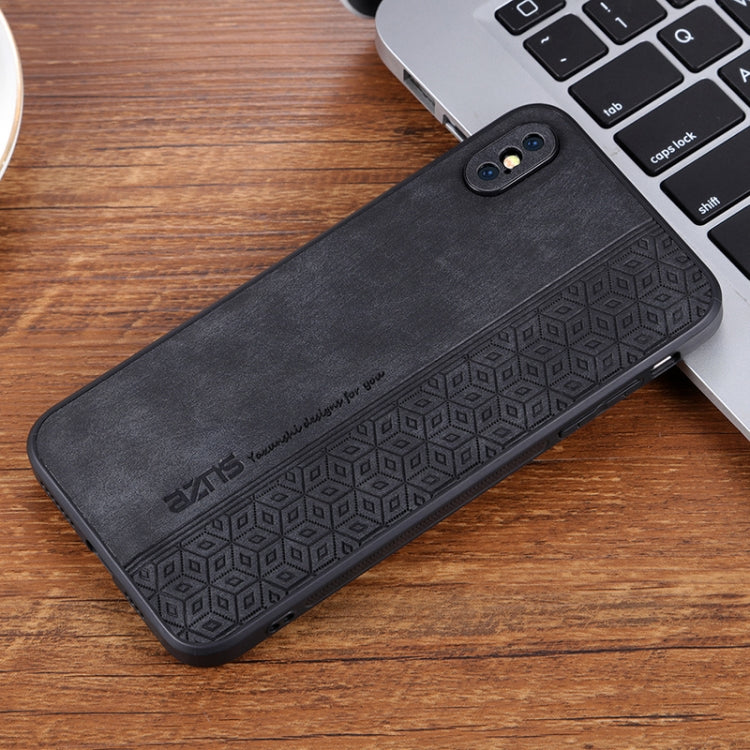 For iPhone X / XS AZNS 3D Embossed Skin Feel Phone Case(Black) - HoMEdemic™ 