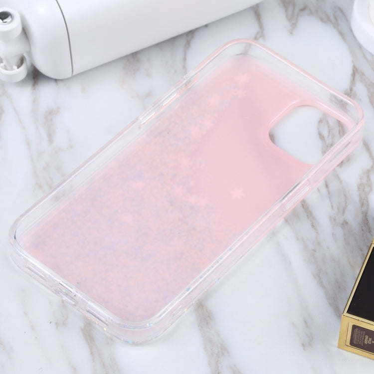 For iPhone 14 DFANS DESIGN Snowflake Starlight Shining Phone Case(Pink) - HoMEdemic™ 