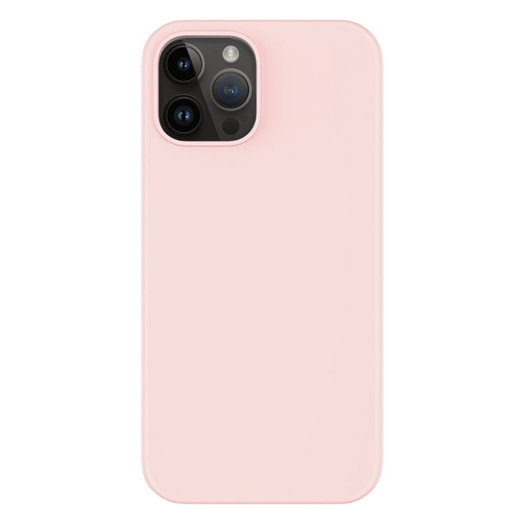 For iPhone 14 Pro Mutural Yuemu Series Liquid Silicone Microfiber Case(Pink) - HoMEdemic™ 
