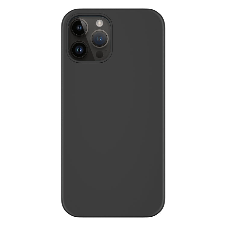 For iPhone 14 Pro Mutural Yuemu Series Liquid Silicone Microfiber Case(Black) - HoMEdemic™ 