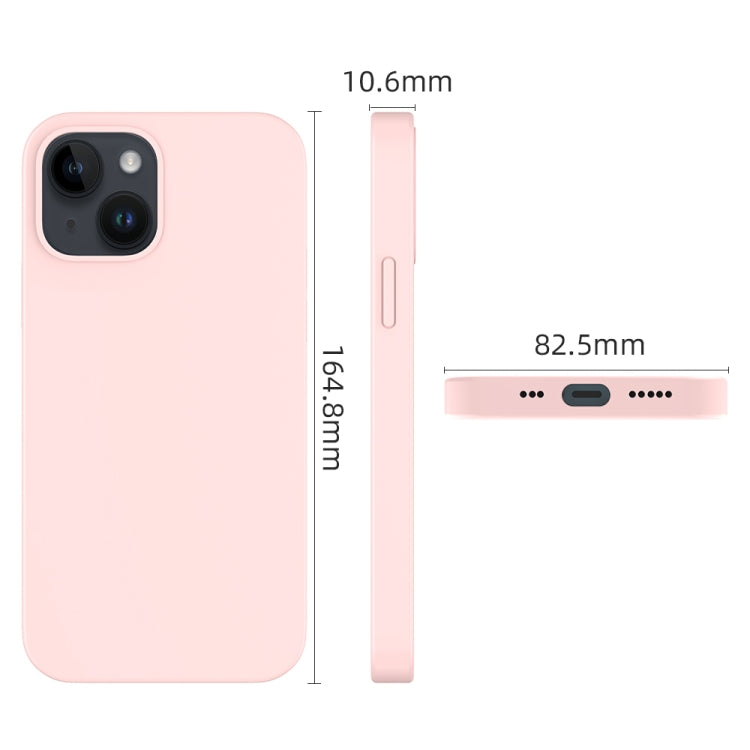 For iPhone 14 Mutural Yuemu Series Liquid Silicone Microfiber Case(Black) - HoMEdemic™ 