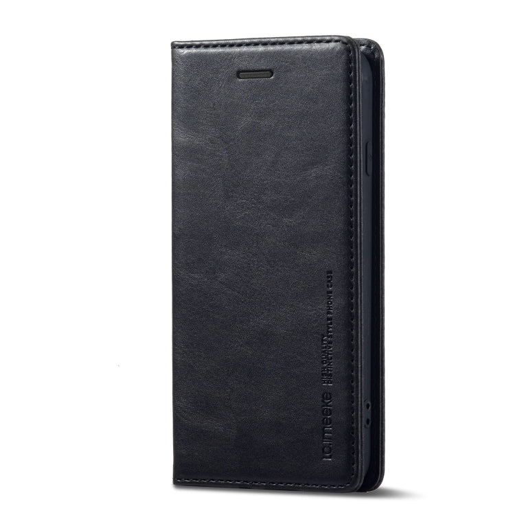 For iPhone SE 2022 / SE 2020 / 8 / 7 LC.IMEEKE RFID Anti-theft Leather Phone Case(Black) - HoMEdemic™ 