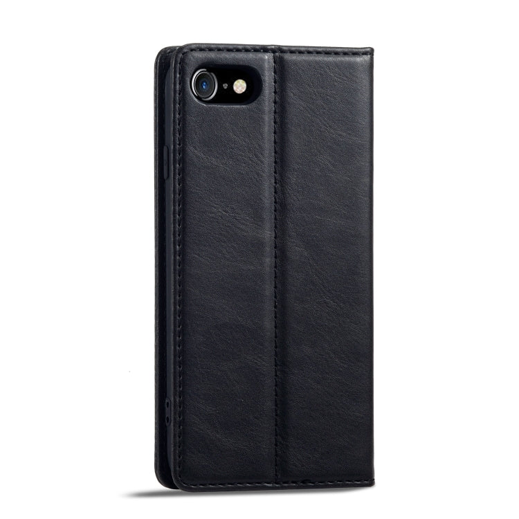 For iPhone SE 2022 / SE 2020 / 8 / 7 LC.IMEEKE RFID Anti-theft Leather Phone Case(Black) - HoMEdemic™ 