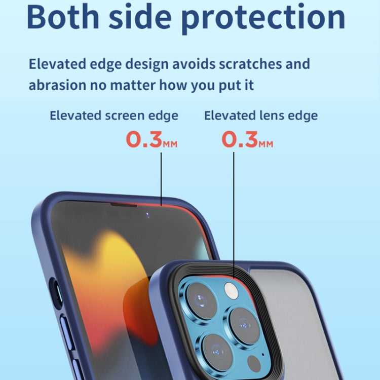 For iPhone 14 Plus ROCK Guard Skin-feel Phone Case(Black) - HoMEdemic™ 