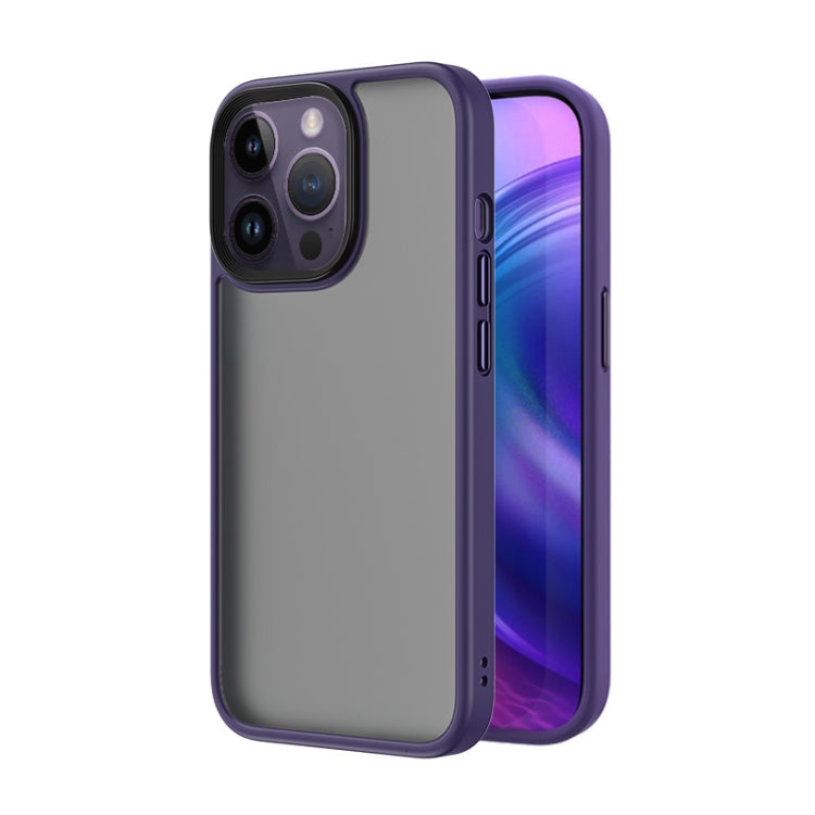 For iPhone 14 Pro ROCK Guard Skin-feel Phone Case(Purple) - HoMEdemic™ 