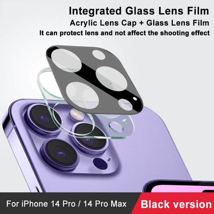 For iPhone 14 Pro / 14 Pro Max imak High Definition Integrated Glass Lens Film Black Version - HoMEdemic™ 
