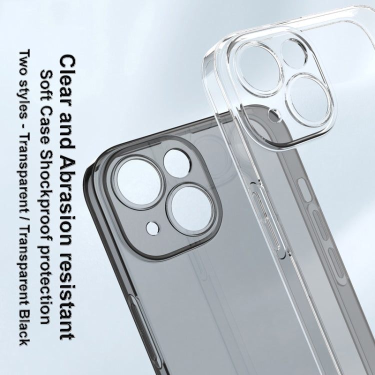 For iPhone 14 Plus imak UX-5 Series Shockproof TPU Protective Phone Case(Transparent Black) - HoMEdemic™ 