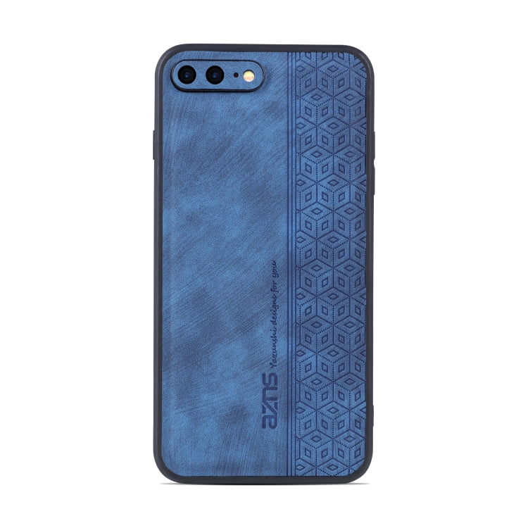 For iPhone 8 Plus / 7 Plus AZNS 3D Embossed Skin Feel Phone Case(Sapphire Blue) - HoMEdemic™ 