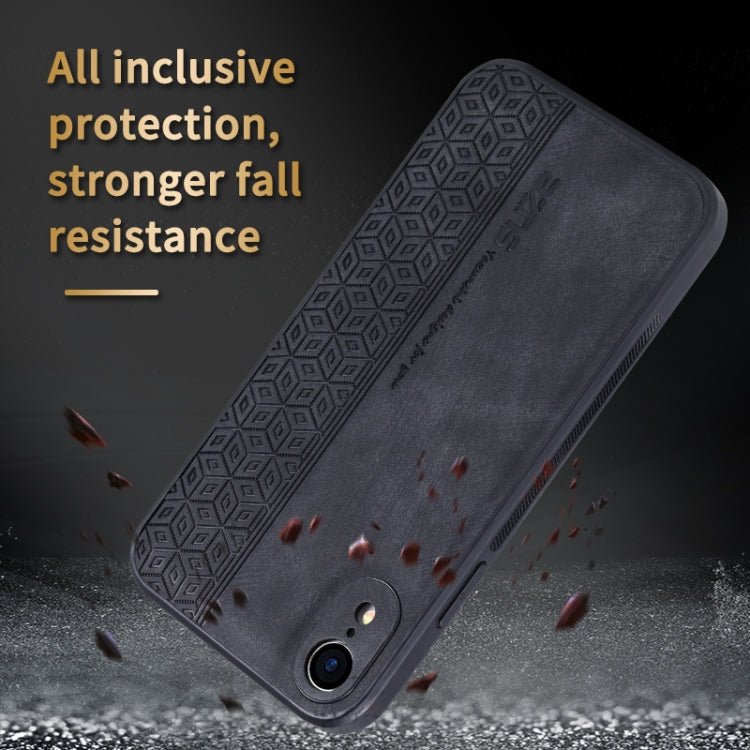 For iPhone XR AZNS 3D Embossed Skin Feel Phone Case(Purple) - HoMEdemic™ 