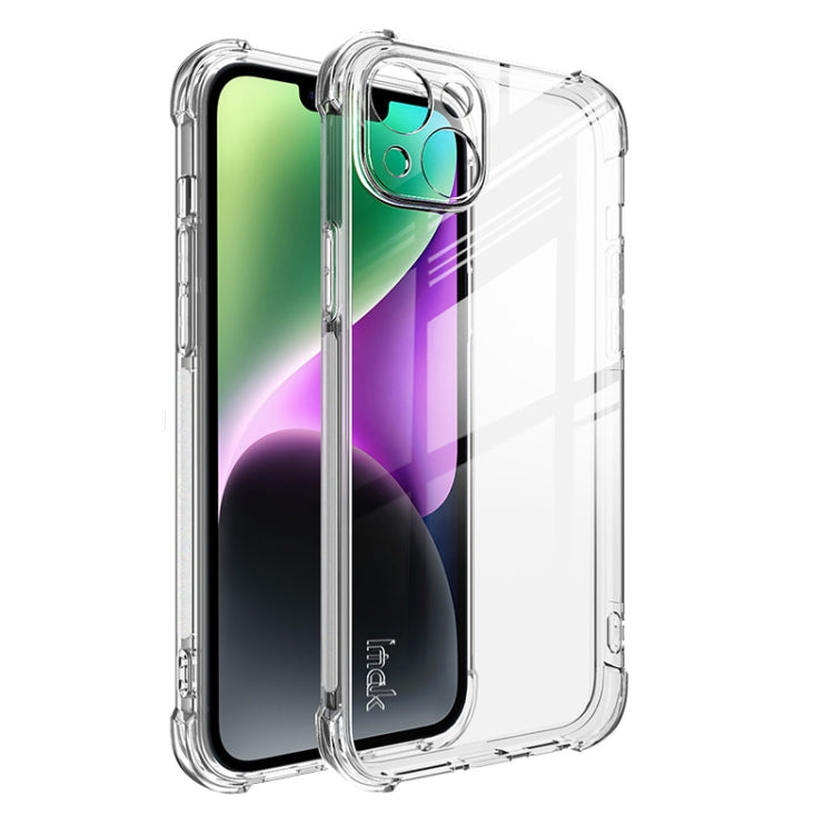 For iPhone 14 imak Shockproof Airbag TPU Phone Case(Transparent) - HoMEdemic™ 