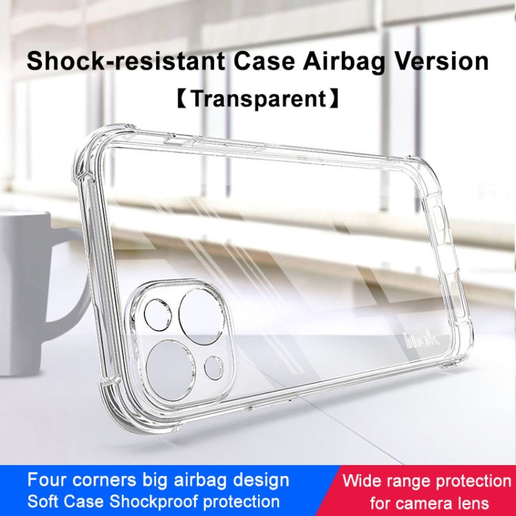 For iPhone 14 imak Shockproof Airbag TPU Phone Case(Transparent) - HoMEdemic™ 
