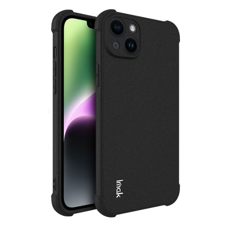 For iPhone 14 imak Shockproof Airbag TPU Phone Case(Matte Black) - HoMEdemic™ 