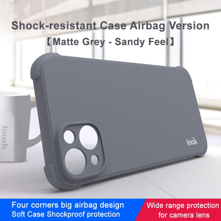 For iPhone 14 imak Shockproof Airbag TPU Phone Case(Matte Grey) - HoMEdemic™ 