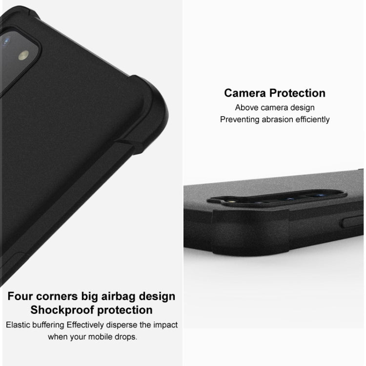 For iPhone 14 imak Shockproof Airbag TPU Phone Case(Matte Black) - HoMEdemic™ 