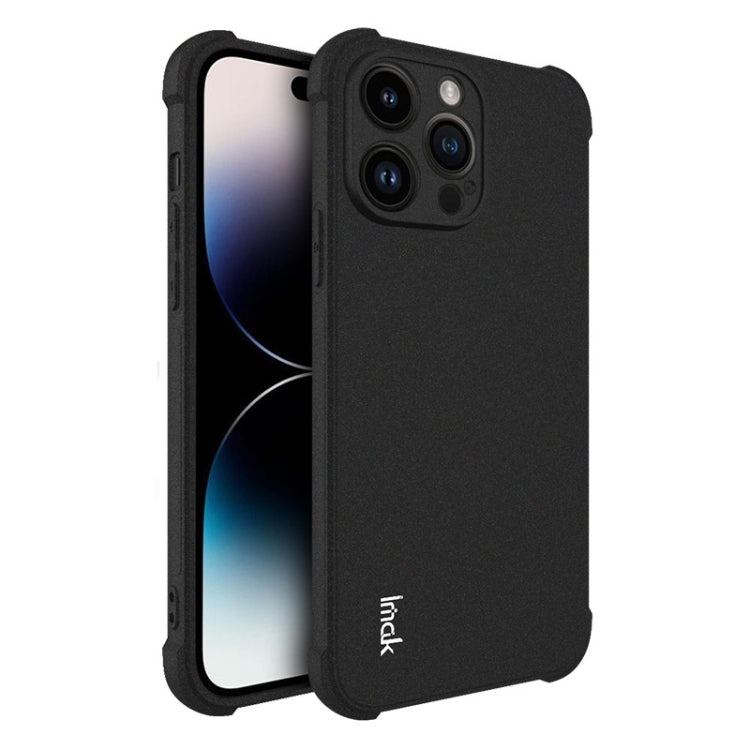 For iPhone 14 Pro imak Shockproof Airbag TPU Phone Case(Matte Black) - HoMEdemic™ 