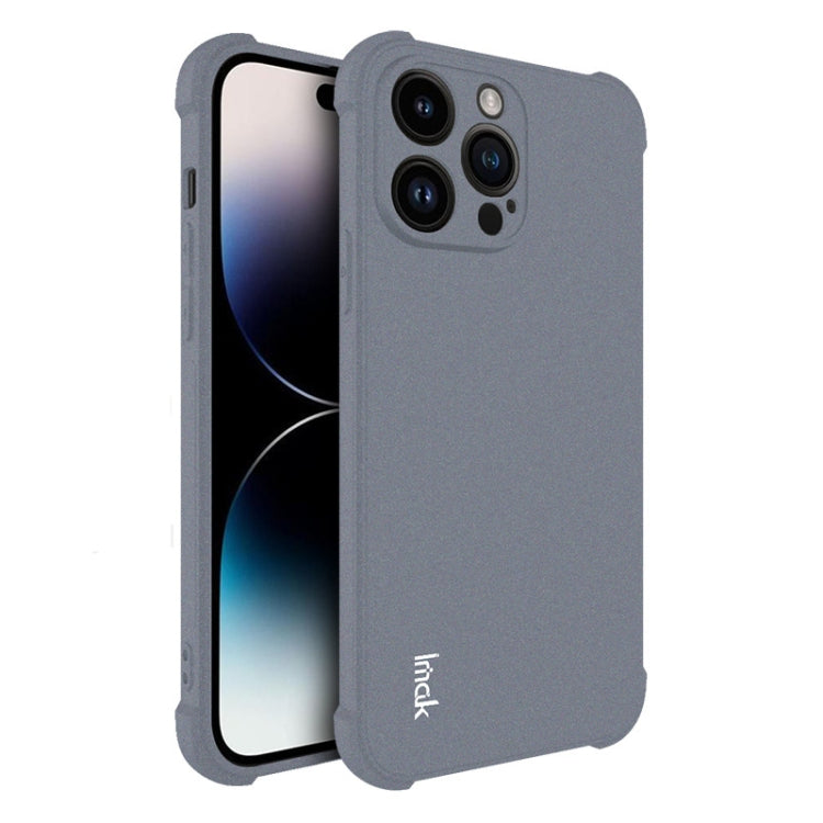 For iPhone 14 Pro imak Shockproof Airbag TPU Phone Case(Matte Grey) - HoMEdemic™ 
