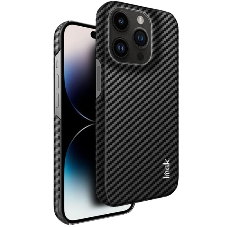 For iPhone 14 Pro Max IMAK Ruiyi Series Carbon Fiber PU + PC Phone Case - HoMEdemic™ 