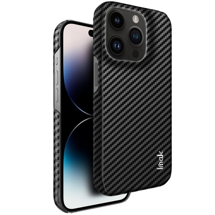 For iPhone 14 Pro IMAK Ruiyi Series Carbon Fiber PU + PC Phone Case - HoMEdemic™ 