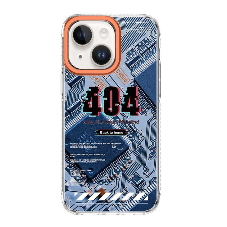 For iPhone 14 Mutural Modern Series Circuit Board Printed Phone Case(Blue) - HoMEdemic™ 