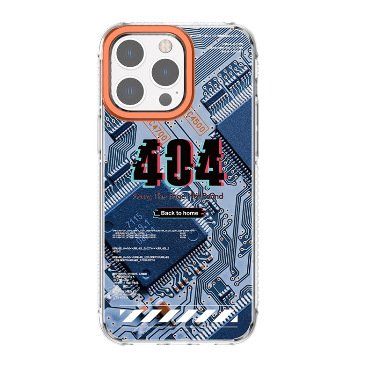 For iPhone 14 Pro Mutural Modern Series Circuit Board Printed Phone Case(Blue) - HoMEdemic™ 
