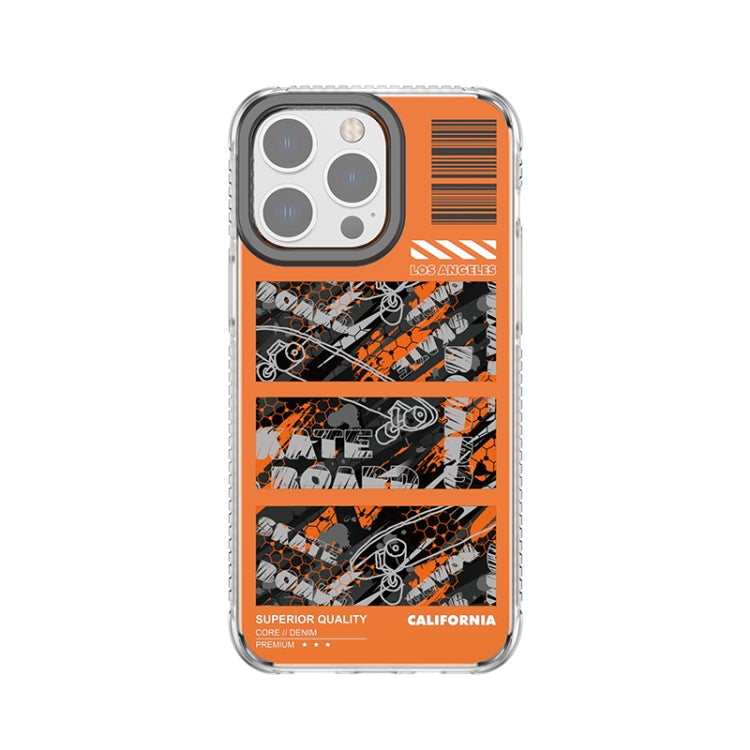 For iPhone 14 Mutural Camouflage Series Phone Case(Orange) - HoMEdemic™ 