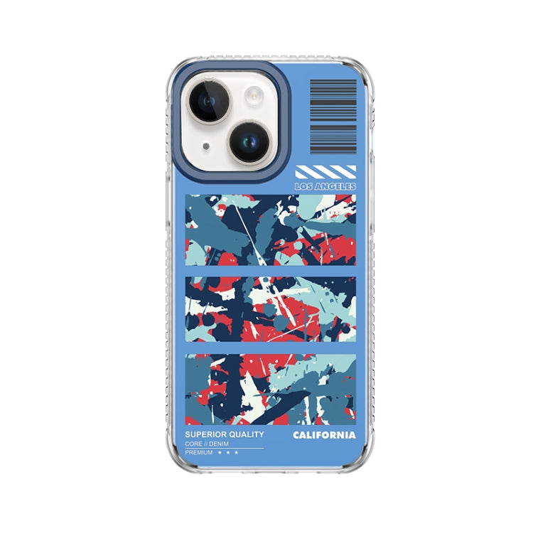 For iPhone 14 Mutural Camouflage Series Phone Case(Blue) - HoMEdemic™ 