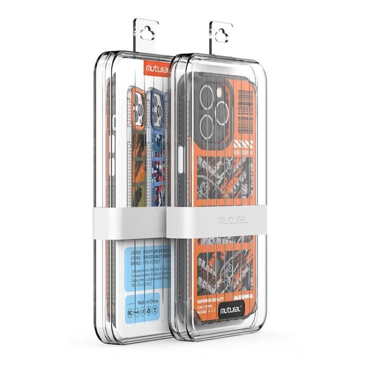 For iPhone 14 Mutural Camouflage Series Phone Case(Orange) - HoMEdemic™ 
