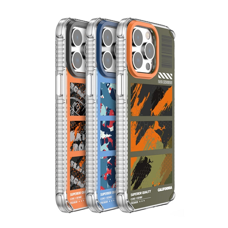 For iPhone 14 Pro Mutural Camouflage Series Phone Case(Green) - HoMEdemic™ 