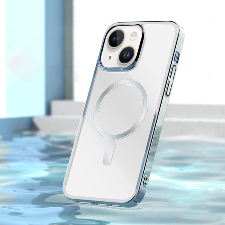 For iPhone 14 Mutural Jing Shuo Series Magsafe Phone Case(Silver) - HoMEdemic™ 