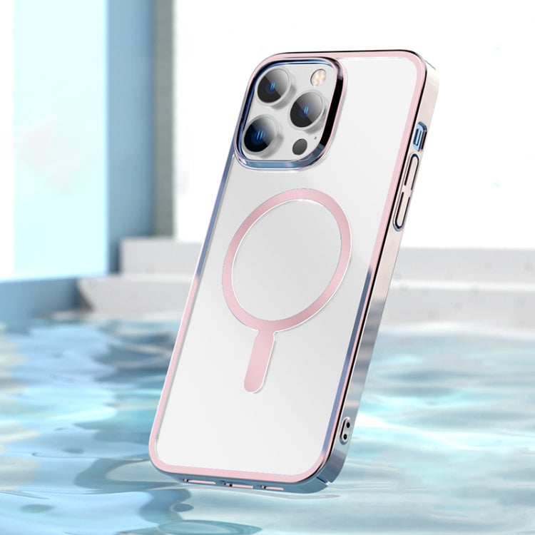 For iPhone 14 Pro Mutural Jing Shuo Series Magsafe Phone Case(Pink) - HoMEdemic™ 