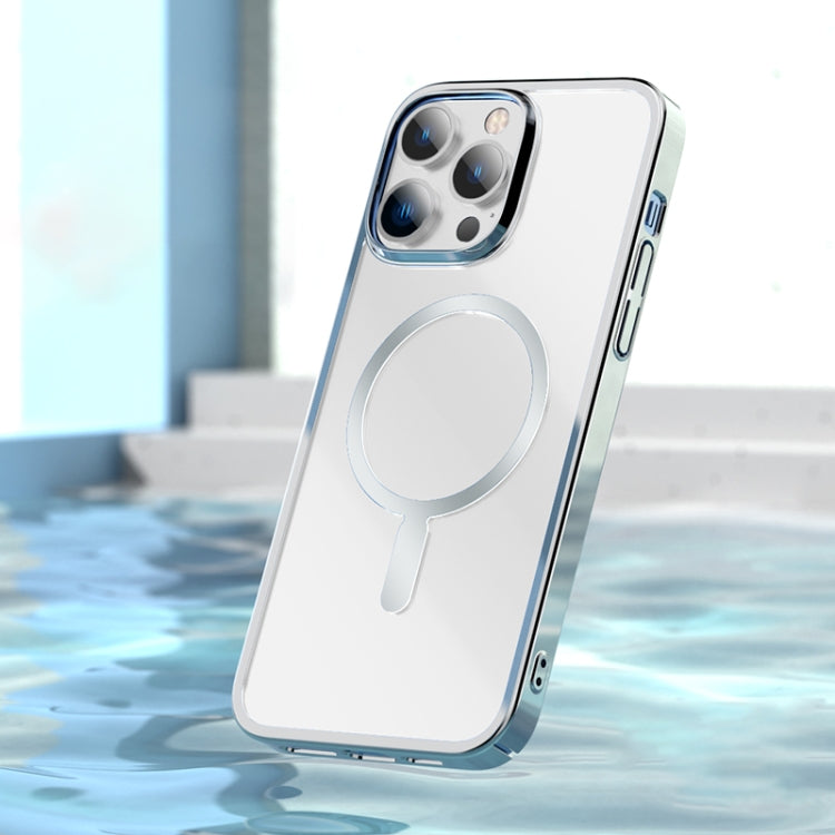 For iPhone 14 Pro Mutural Jing Shuo Series Magsafe Phone Case(Silver) - HoMEdemic™ 