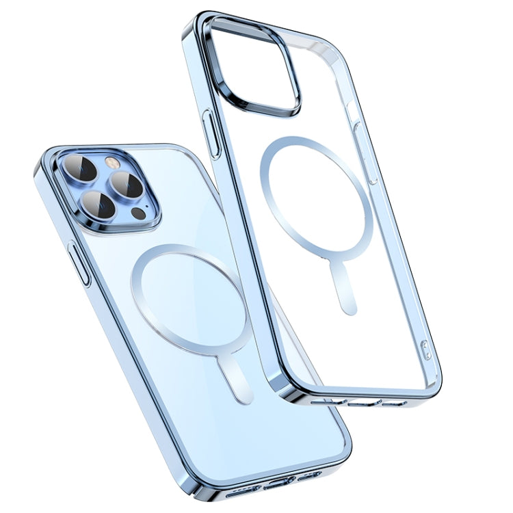 For iPhone 14 Pro Mutural Jing Shuo Series Magsafe Phone Case(Sierra Blue) - HoMEdemic™ 