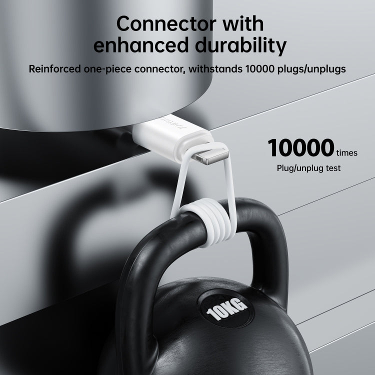 JOYROOM S-UL012A9 2.4A USB to 8 Pin Fast Charging Data Cable, Length:2m(Black) - HoMEdemic™ 
