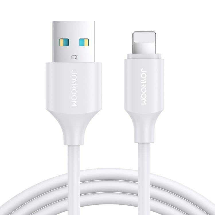 JOYROOM S-UL012A9 2.4A USB to 8 Pin Fast Charging Data Cable, Length:1m(White) - HoMEdemic™ 