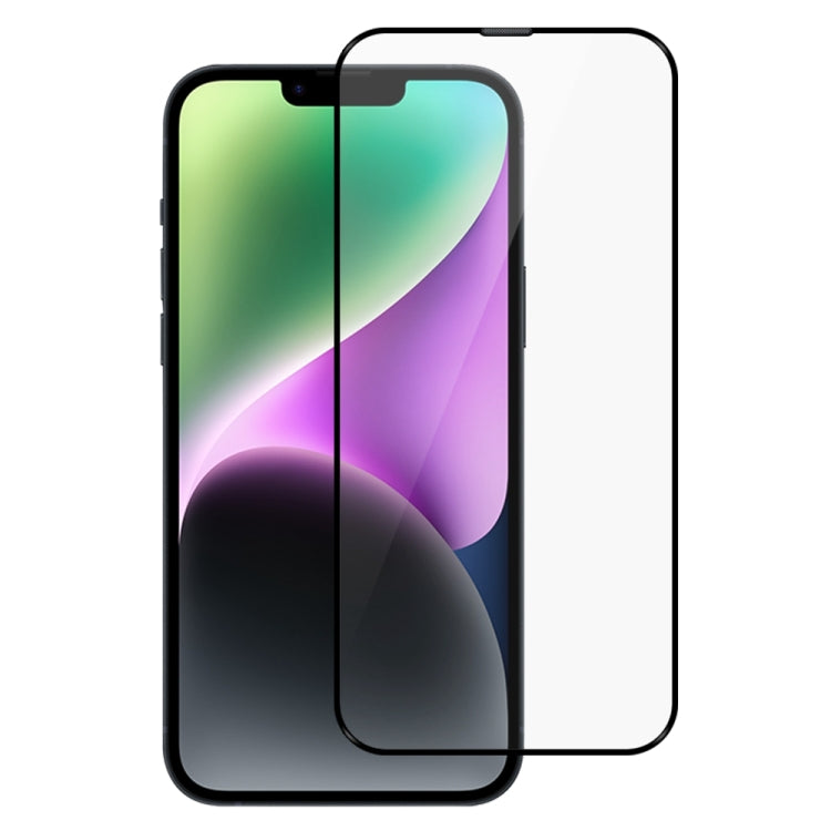 For iPhone 14 Plus JOYROOM JR-H03 2.5D Screen Printing Full Screen Black Edge Tempered Glass Film - HoMEdemic™ 
