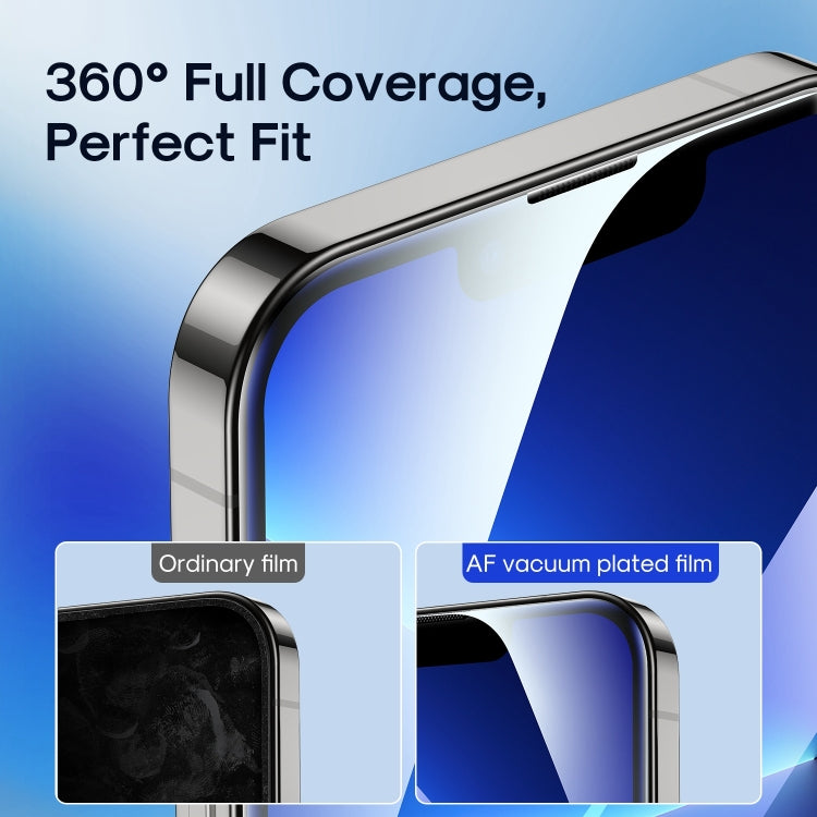 For iPhone 14 Plus JOYROOM JR-H03 2.5D Screen Printing Full Screen Black Edge Tempered Glass Film - HoMEdemic™ 