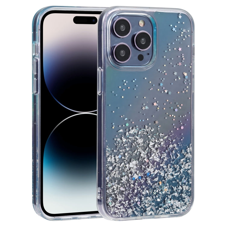 For iPhone 14 Pro Max DFANS DESIGN Golden Diamond TPU+PC Phone Case(Blue) - HoMEdemic™ 