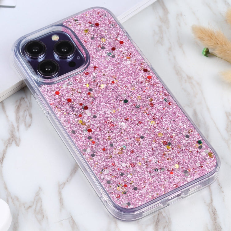 For iPhone 14 Pro Max DFANS DESIGN Starlight Shining TPU+PC Phone Case(Pink) - HoMEdemic™ 