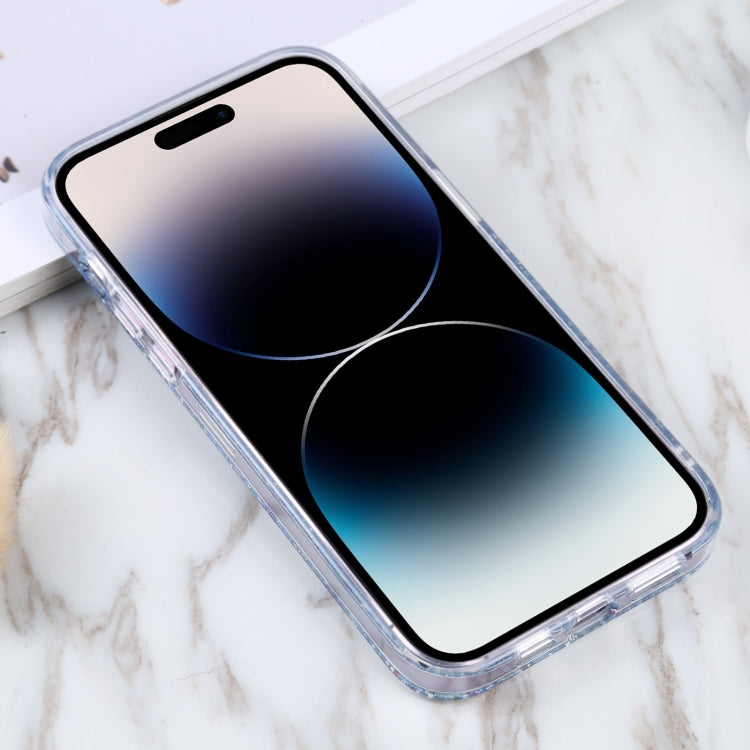 For iPhone 14 Pro Max DFANS DESIGN Starlight Shining TPU+PC Phone Case(Blue) - HoMEdemic™ 