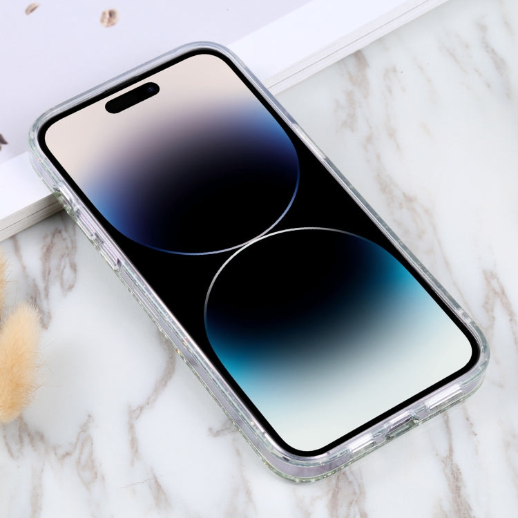 For iPhone 14 Pro DFANS DESIGN Starlight Shining TPU+PC Phone Case(Green) - HoMEdemic™ 