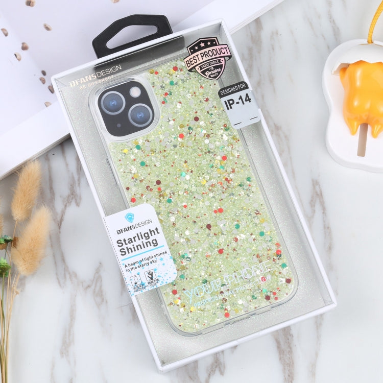For iPhone 14 DFANS DESIGN Starlight Shining TPU+PC Phone Case(Green) - HoMEdemic™ 