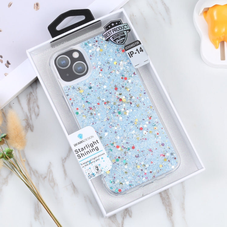 For iPhone 14 DFANS DESIGN Starlight Shining TPU+PC Phone Case(Blue) - HoMEdemic™ 