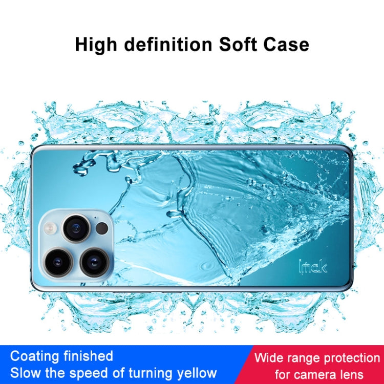 For iPhone 14 Pro imak UX-10 Series Shockproof TPU Phone Case(Transparent) - HoMEdemic™ 