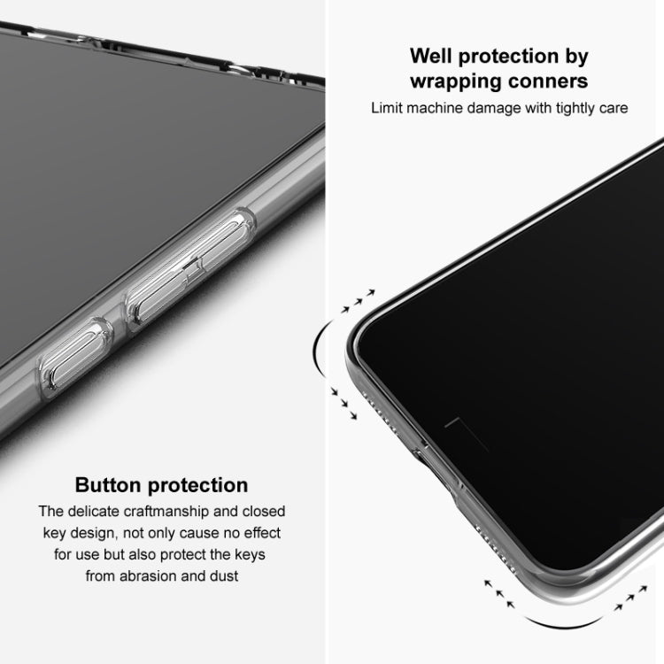 For iPhone 14 Pro imak UX-10 Series Shockproof TPU Phone Case(Transparent) - HoMEdemic™ 
