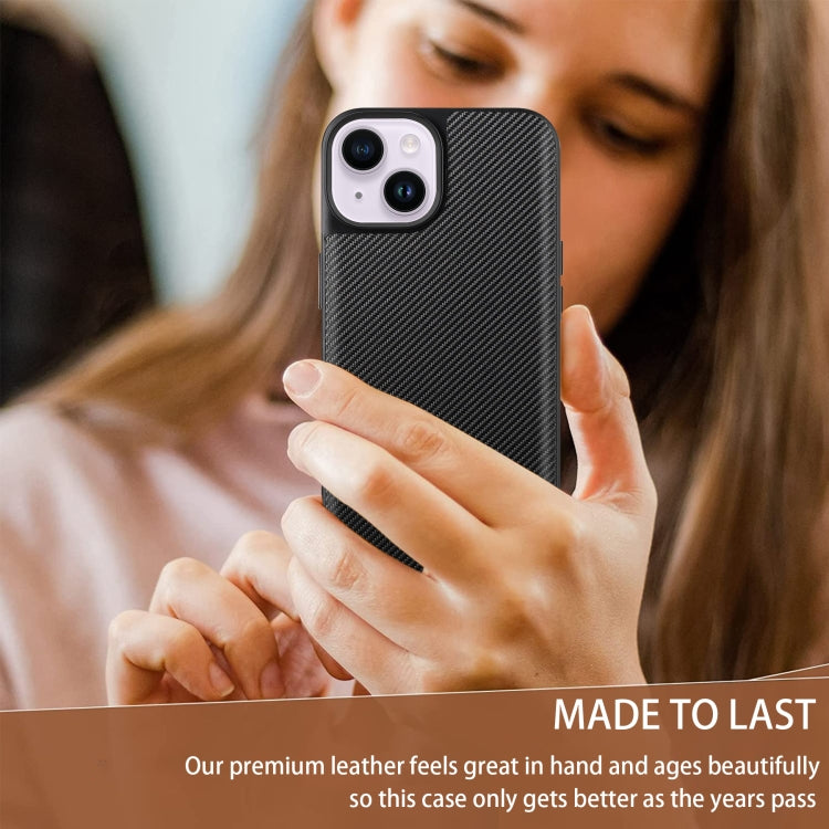 For iPhone 14 ViLi TC Series Kevlar Carbon Fiber Texture Phone Case(Black) - HoMEdemic™ 