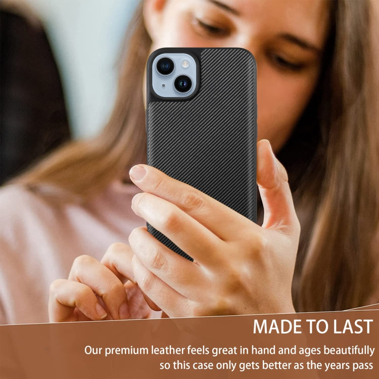 For iPhone 14 Plus ViLi TC Series Kevlar Carbon Fiber Texture Phone Case(Black) - HoMEdemic™ 