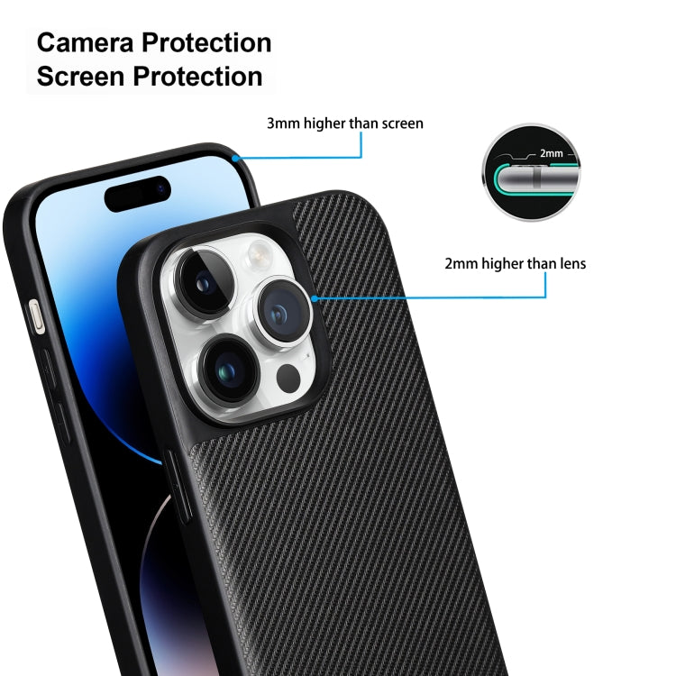 For iPhone 14 Pro ViLi TC Series Kevlar Carbon Fiber Texture Phone Case(Black) - HoMEdemic™ 