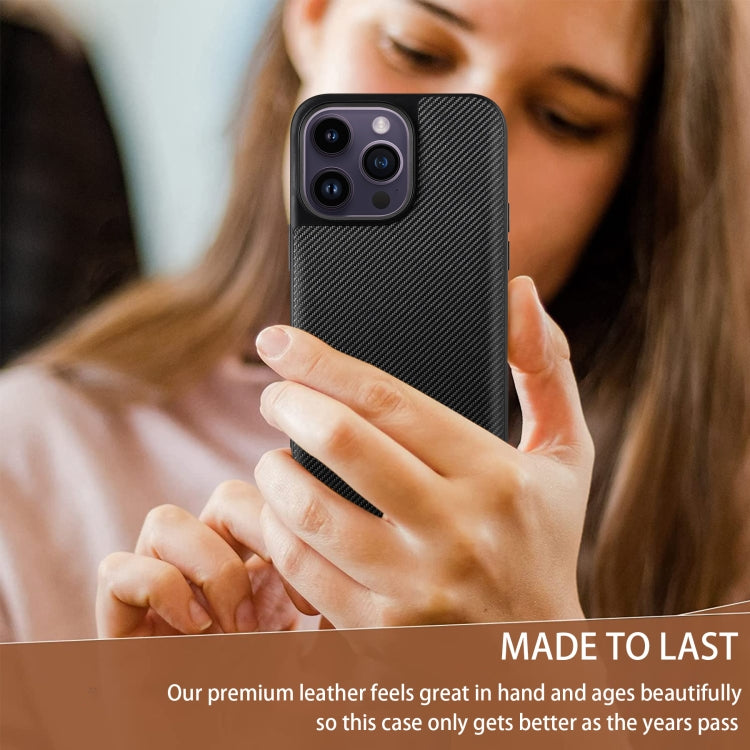 For iPhone 14 Pro Max ViLi TC Series Kevlar Carbon Fiber Texture Phone Case(Black) - HoMEdemic™ 