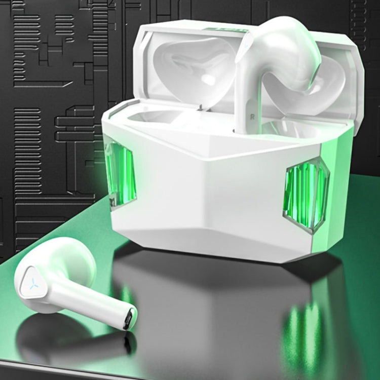 Lenovo GM5 TWS Bluetooth Wireless Sports Waterproof Noise Reduction Gaming Earphone with Mic(White) - HoMEdemic™ 